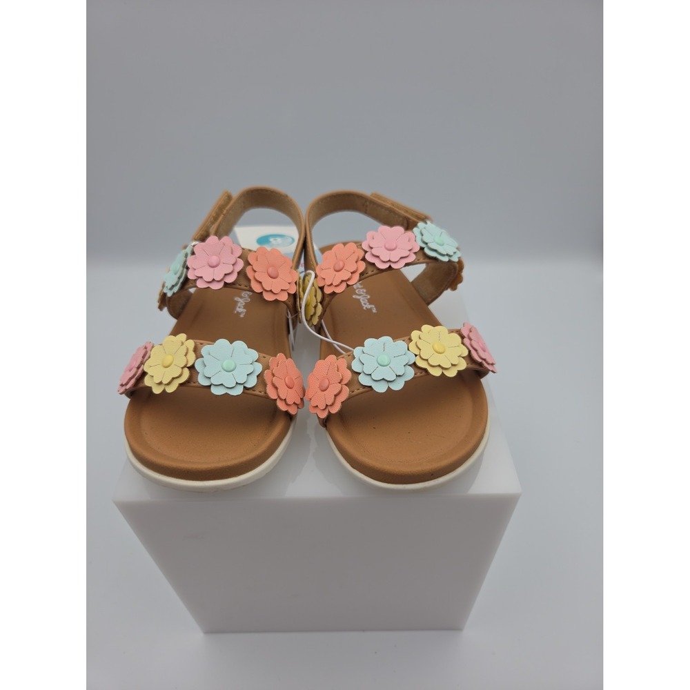toddler sandals cat & jack size 7, floral